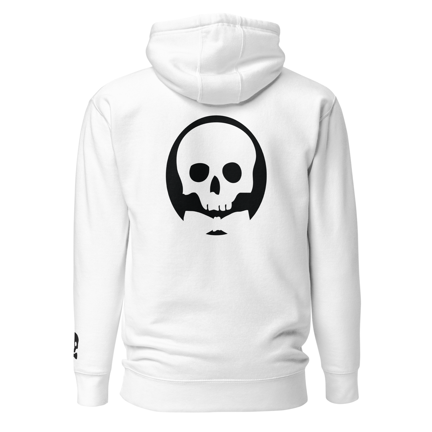 The Classic Foundation Hoodie – Black Mark Full Shadow Back