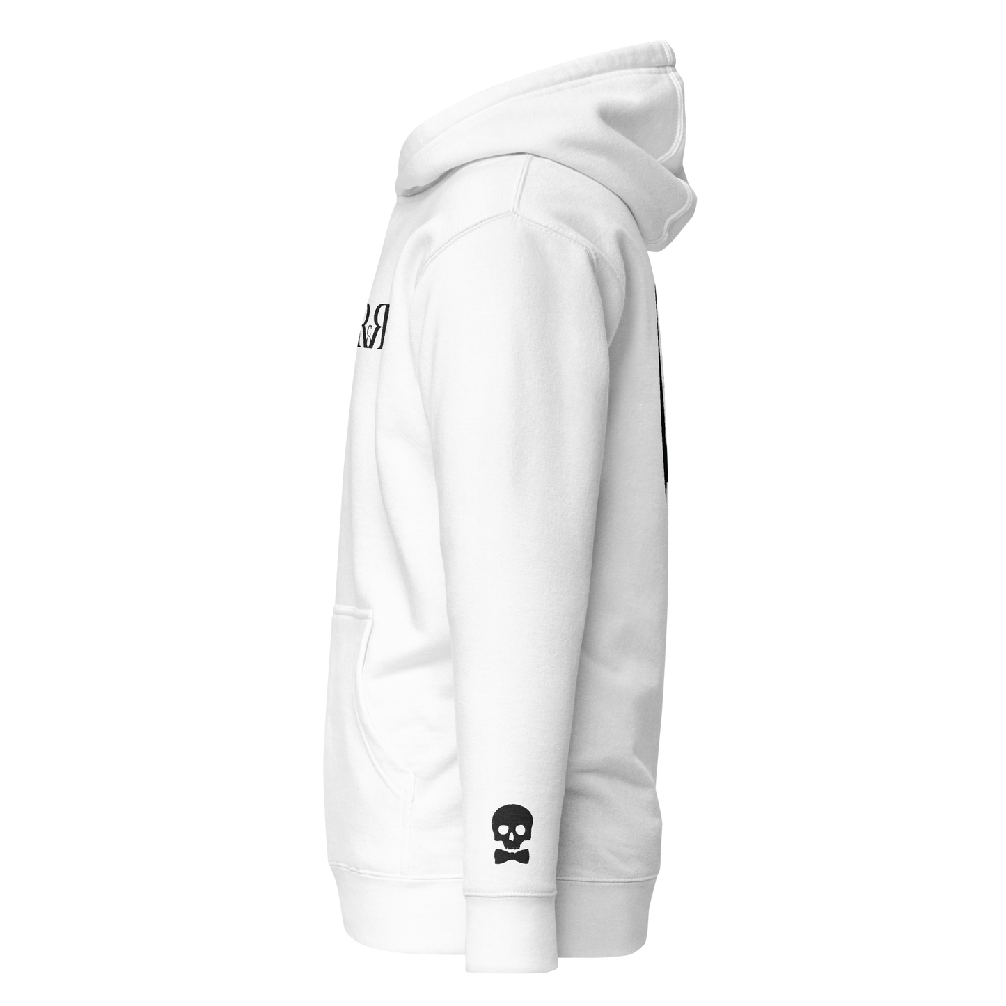 The Classic Foundation Hoodie – Black Mark Full Shadow Back