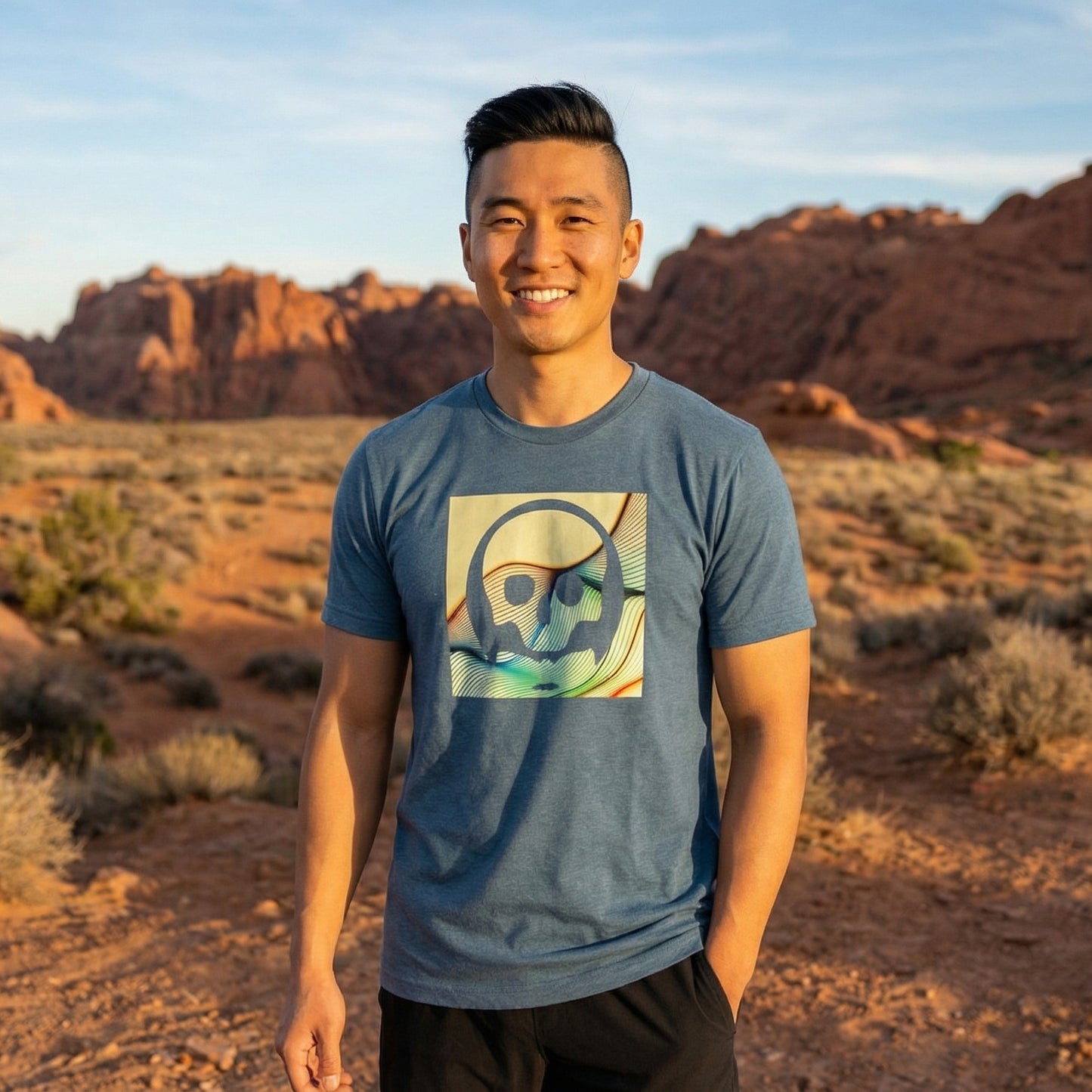 Mens Life Pursuit Tee – Prism