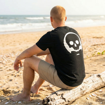 Mens Life Pursuit Tee – White Shadow Back