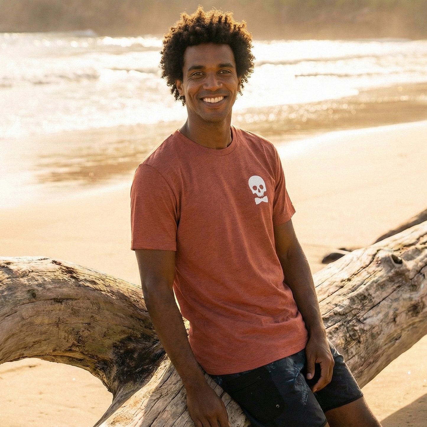 Mens Life Pursuit Tee – White Shadow Back