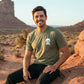 Mens Life Pursuit Tee – White Shadow Back