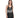 Women's Basic White Shadow Skull Tank