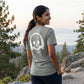 Womens Life Pursuit Tee – White Shadow Back