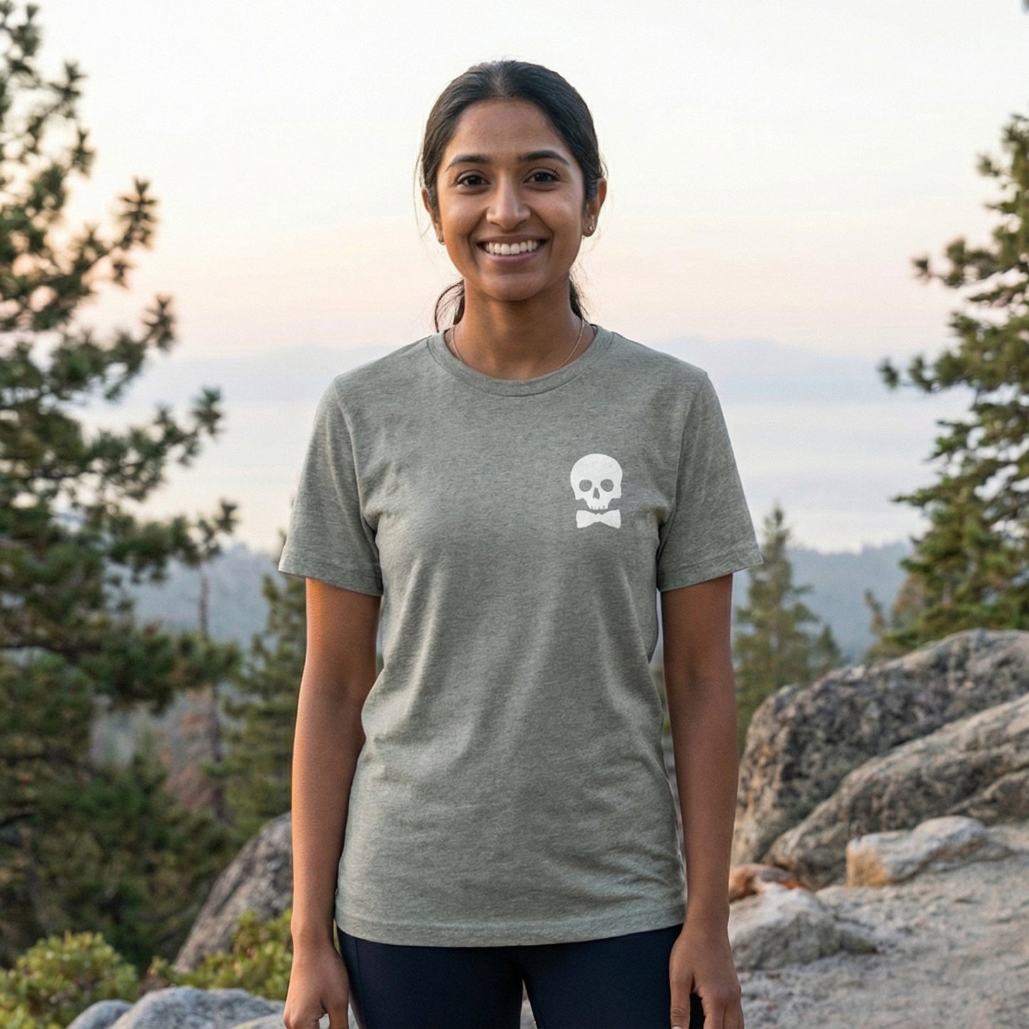 Womens Life Pursuit Tee – White Shadow Back