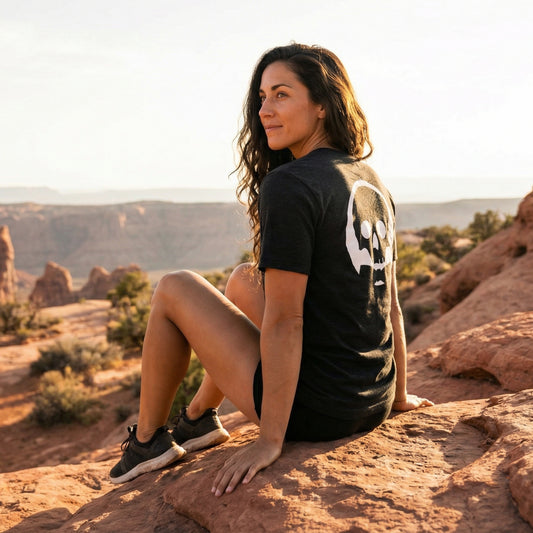 Womens Life Pursuit Tee – White Shadow Back