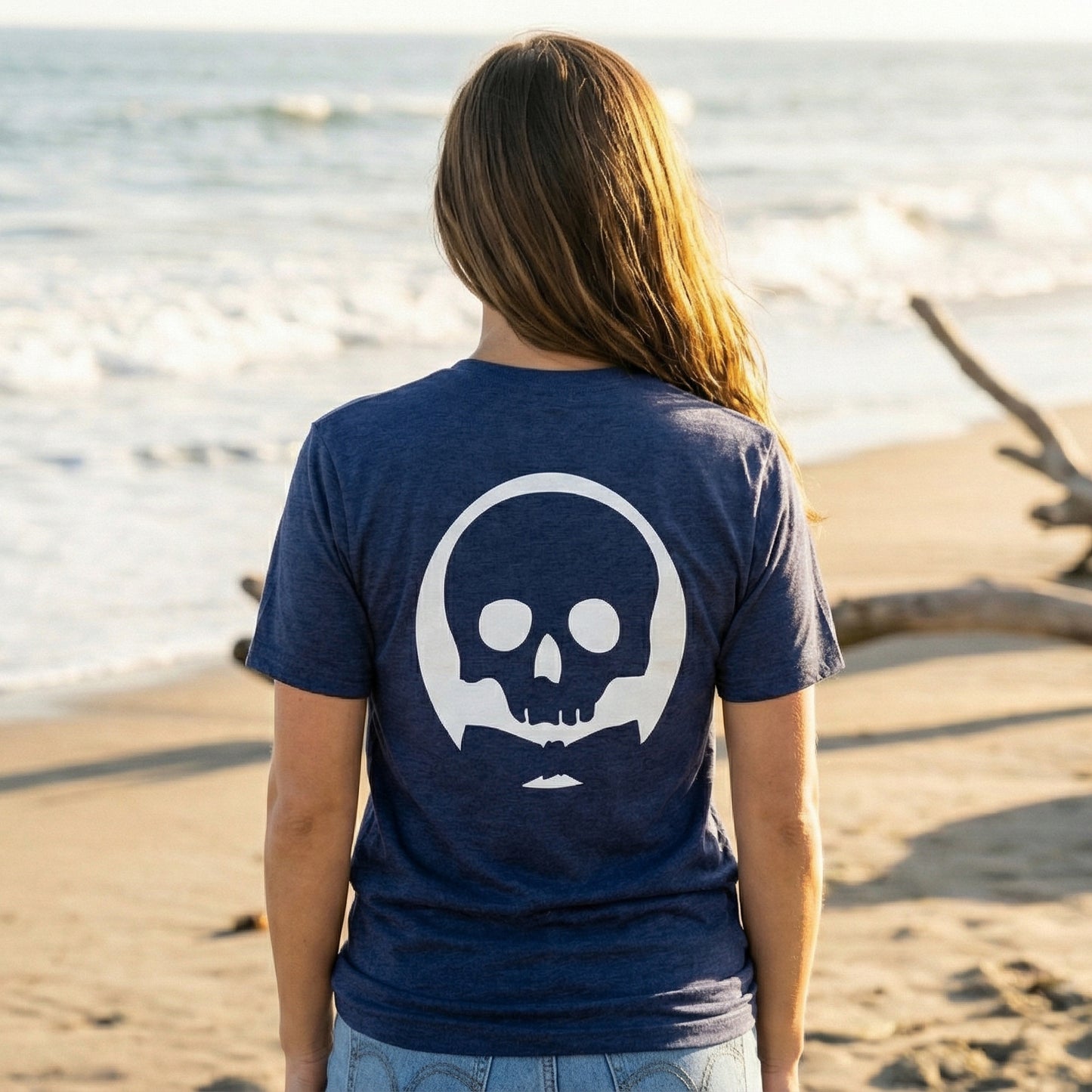 Womens Life Pursuit Tee – White Shadow Back