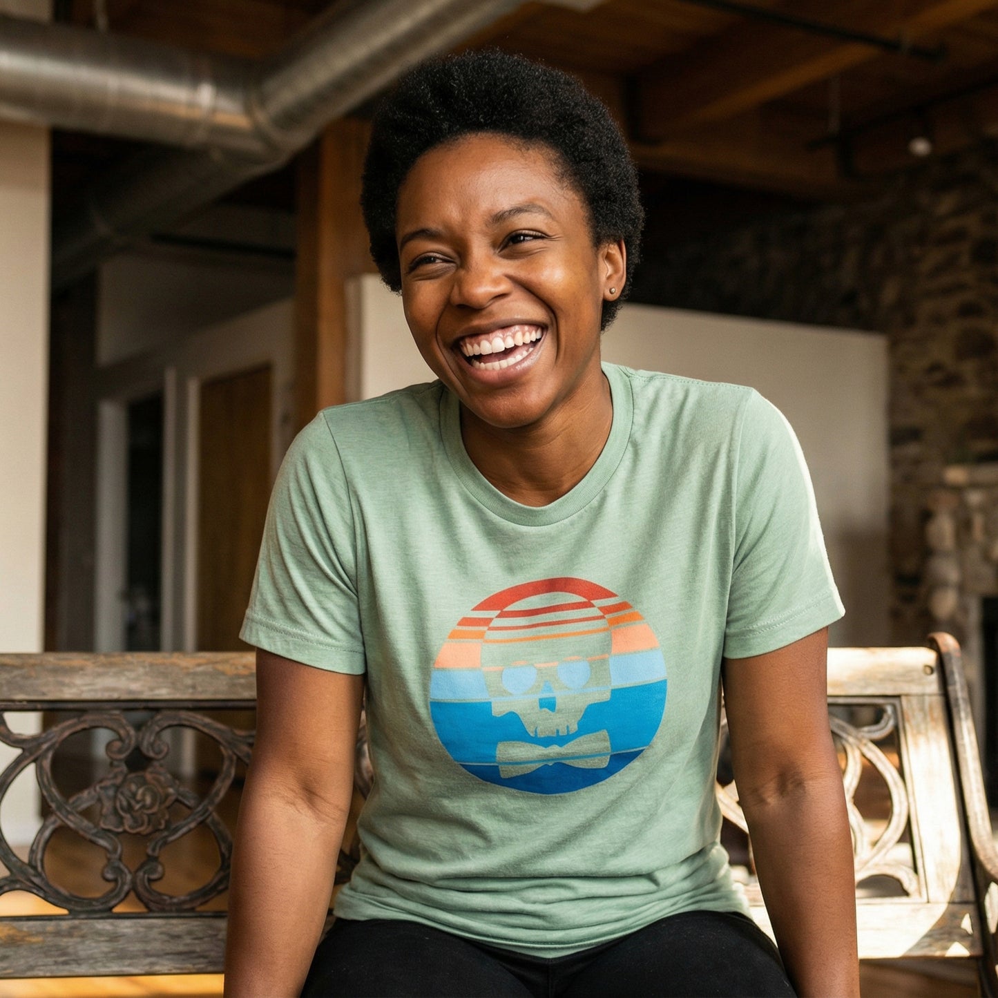 Womens Life Pursuit Tee – Sunset